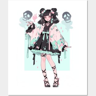 Kawaii Goth II Posters and Art